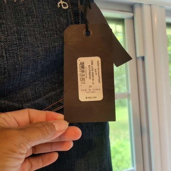 rag & bone NWT Dre low- Rise slim boyfriend size 25. - Picture 6 of 11